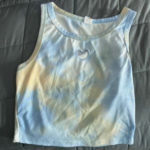 SHEIN heart crop top